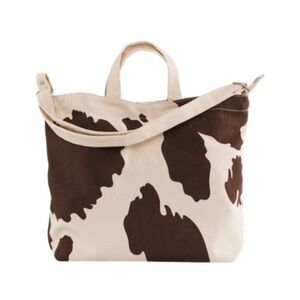 BAGGU Cow Print Horizontal Duck Bag